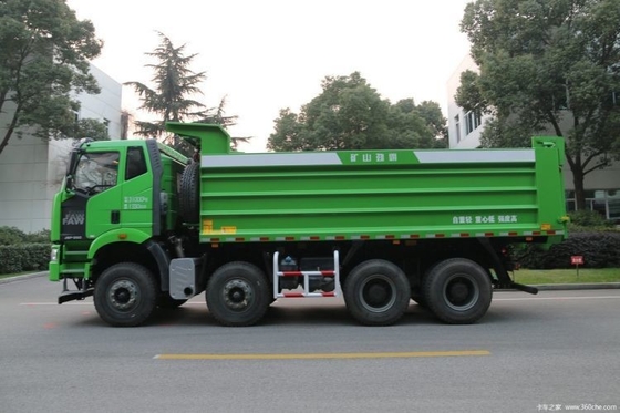 Exporté d'occasion Faw Jiefang J6P 8X4 350HP camion de décharge avec émission EURO 2/3/4/5/6