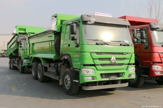 HOWO Camion lourd 340 HP 6X4 6 M Camion déchargeur avec suspension pneumatique et système multimédia