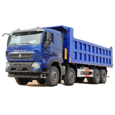 Camion lourd d'occasion Sinotruk HOWO T7H 440 chevaux 8X4 7,6 m Camion déchargeur avec réservoir de carburant de 300-400L