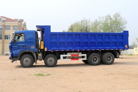 Camion lourd d'occasion Sinotruk HOWO T7H 440 chevaux 8X4 7,6 m Camion déchargeur avec réservoir de carburant de 300-400L
