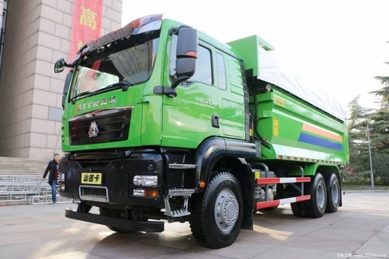 Camion lourd SITRAK G7H d'occasion 6X4 Camion déchargeur avec caméra arrière à 360° et système multimédia