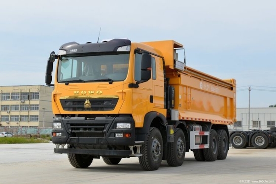 Hot Boutique Sinotruk HOWO TX 350 chevaux 8X4 6,2m camion à ordures avec ESC et système multimédia