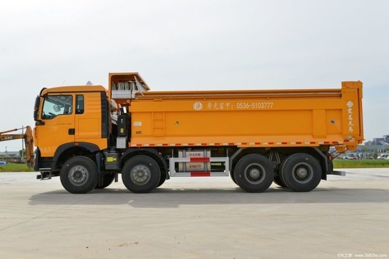 Hot Boutique Sinotruk HOWO TX 350 chevaux 8X4 6,2m camion à ordures avec ESC et système multimédia
