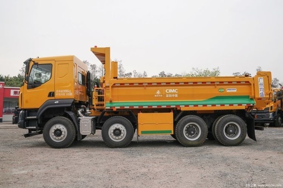 Dongfeng Liuqi Chenglong H5 350 chevaux 8x4 8m camion à ordures parfait pour les boutiques professionnelles