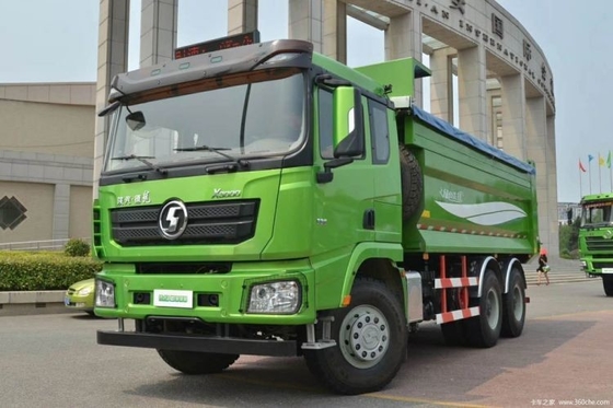 Vente à bas prix Utilisé 0 Km Shacman Delong X3000 336 HP 6X4 5,6m Camion à ordures pour 2 passagers