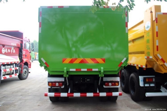 Vente à bas prix Utilisé 0 Km Shacman Delong X3000 336 HP 6X4 5,6m Camion à ordures pour 2 passagers