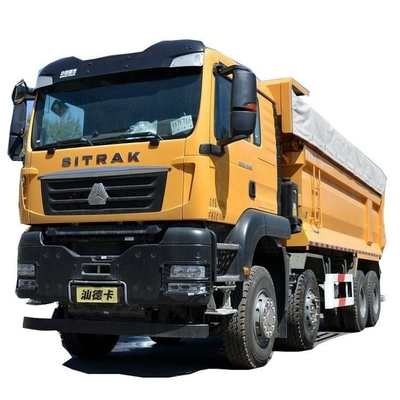 Boutique Sinotruk SITRAK G7W d'occasion 400 ch 8X4 6,8 m camions à ordures avec réservoir de cargaison de 6,2-8 m