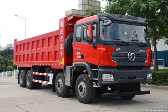 Conditionneur d'air automatique Shacman Delon X3000 550 ch 8X4 8,8m camions à décharge pour lourdes charges