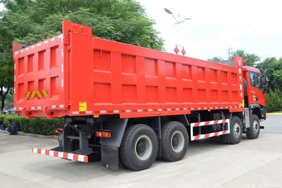 Conditionneur d'air automatique Shacman Delon X3000 550 ch 8X4 8,8m camions à décharge pour lourdes charges