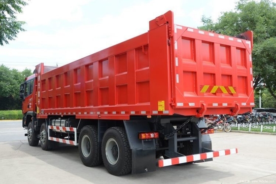 Conditionneur d'air automatique Shacman Delon X3000 550 ch 8X4 8,8m camions à décharge pour lourdes charges