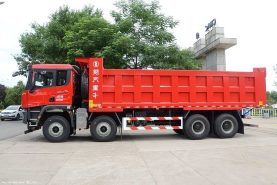 Conditionneur d'air automatique Shacman Delon X3000 550 ch 8X4 8,8m camions à décharge pour lourdes charges