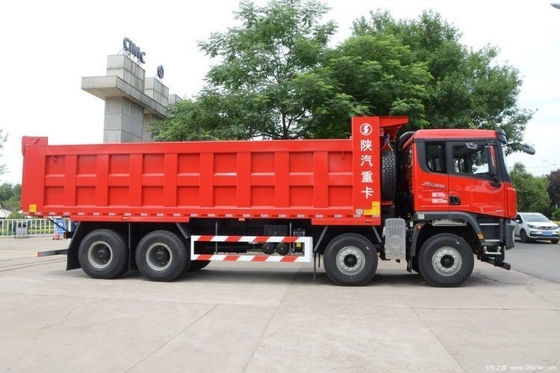 Conditionneur d'air automatique Shacman Delon X3000 550 ch 8X4 8,8m camions à décharge pour lourdes charges