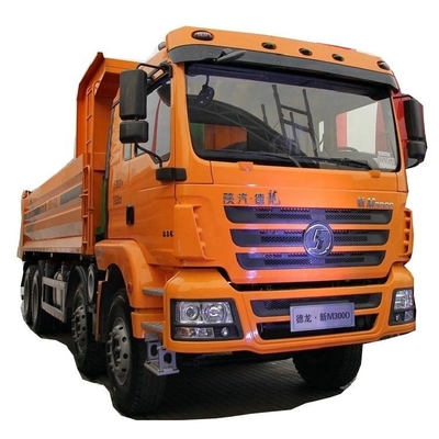Professionnel à moteur diesel chaud de seconde main Shacman Delong M3000 336 HP 8X4 7,4 M camions à ordures