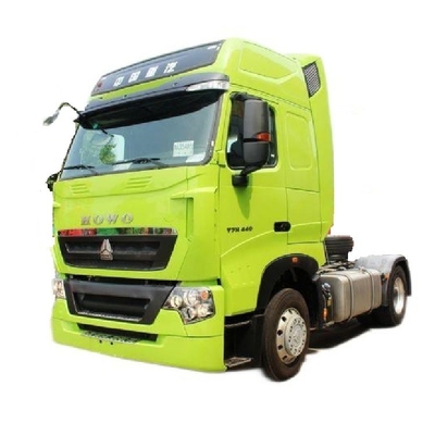 440 chevaux 4X2 Sinotruk HOWO T7H Tracteur avec 2 passagers et capacité moteur 8L