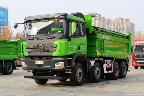 Shacman Delon X3000 400 ch 8X4 6 m camion de décharge pour climatiseur automatique et 12 pneus