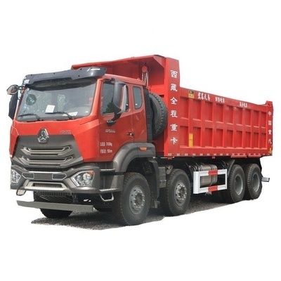 23 Boutiques chaudes d'occasion Sinotruk Haohan N7G 440 HP 8X4 7,6 m Camions à ordures avec système multimédia
