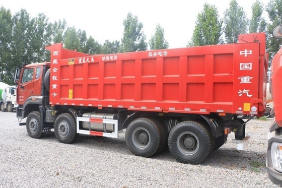23 Boutiques chaudes d'occasion Sinotruk Haohan N7G 440 HP 8X4 7,6 m Camions à ordures avec système multimédia