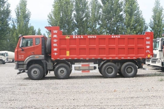 23 Boutiques chaudes d'occasion Sinotruk Haohan N7G 440 HP 8X4 7,6 m Camions à ordures avec système multimédia