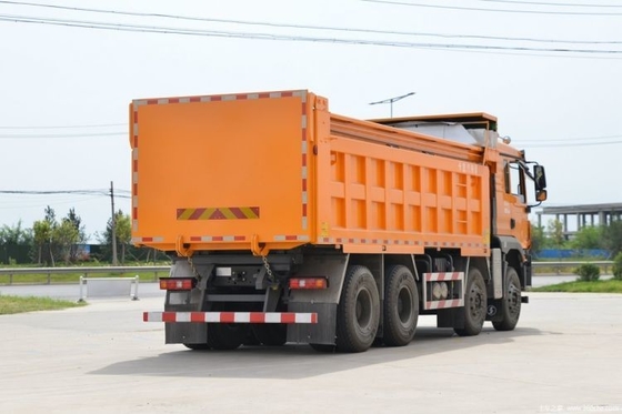 Shacman Delon M3000S 400 HP 8X4 6.8m camions à ordures 12 système multimédia à virage vers l'avant
