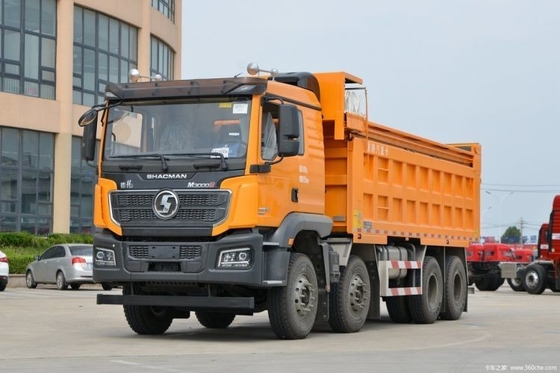 Shacman Delon M3000S 400 HP 8X4 6.8m camions à ordures 12 système multimédia à virage vers l'avant