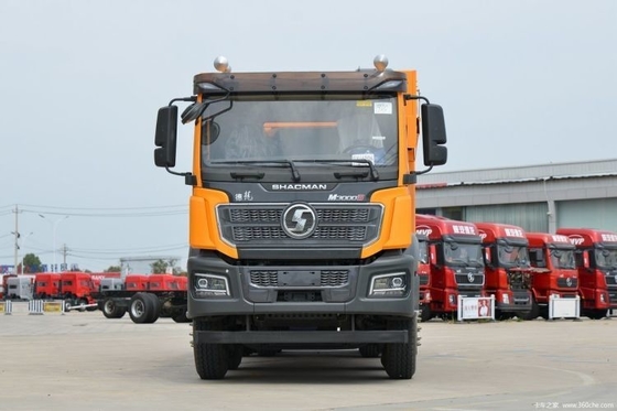 Shacman Delon M3000S 400 HP 8X4 6.8m camions à ordures 12 système multimédia à virage vers l'avant