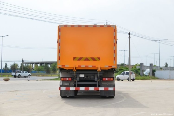 Shacman Delon M3000S 400 HP 8X4 6.8m camions à ordures 12 système multimédia à virage vers l'avant